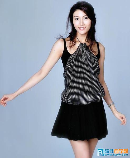 用PS“通道”抠图明星图片教程