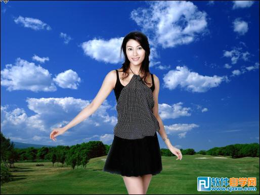 用PS“通道”抠图明星图片教程