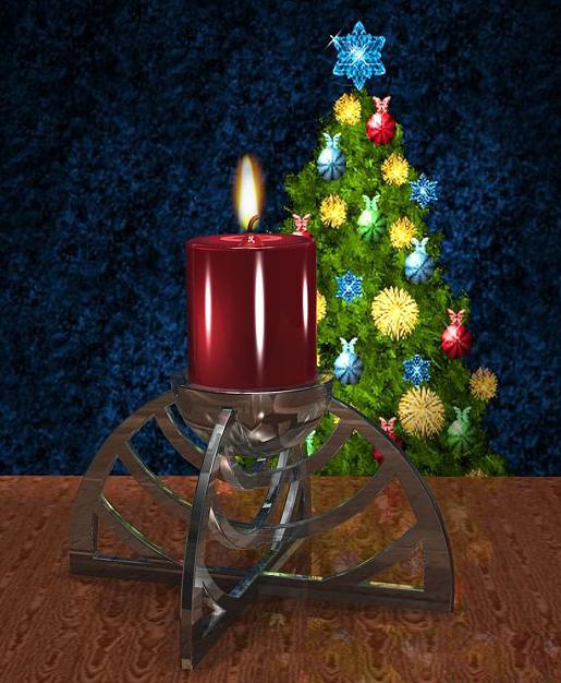 AutoCAD三维制作中式烛台的画法