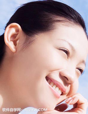 PS给MM脸部美化有美白教程