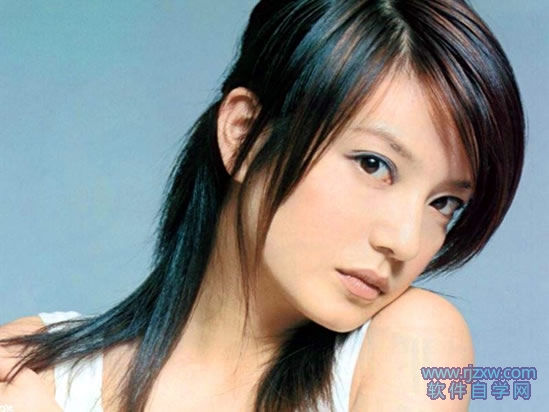 高手快速用PS制作女明星的非主流效果