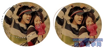 Photoshop打造可爱情侣花边框相片效果