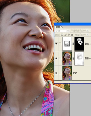 用PS修复美白皮肤纹理效果