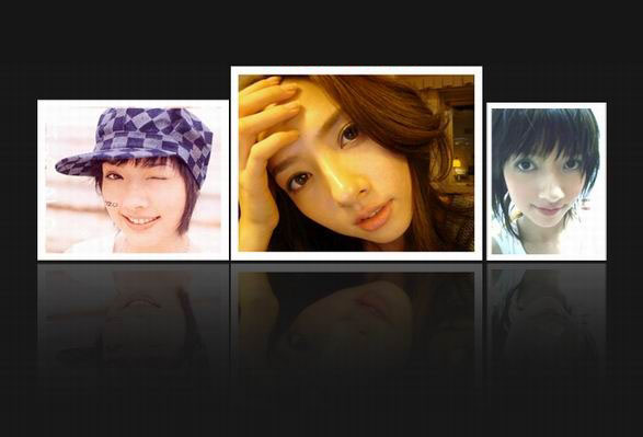 photoshop快速给照片加上边框和倒影