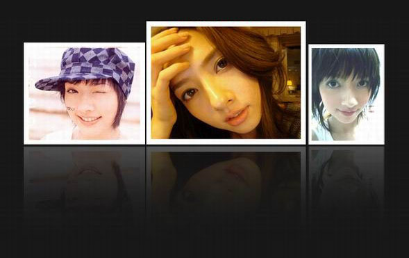 photoshop快速给照片加上边框和倒影