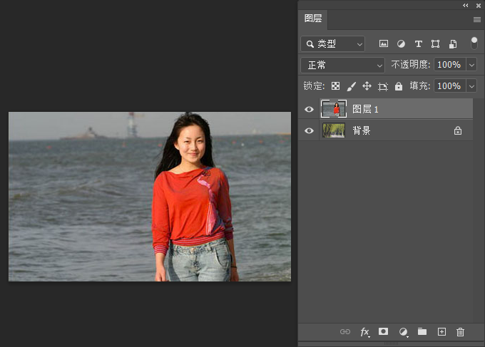 Photoshop用蒙版无痕合成美女照片