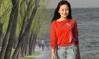 Photoshop用蒙版无痕合成美女照片