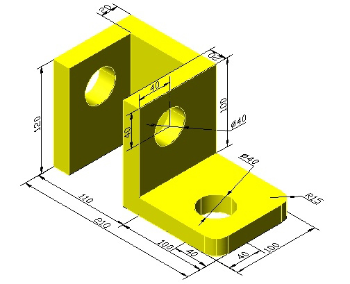 AutoCAD绘制三维图入门实例教程