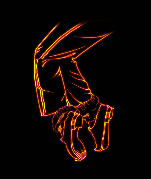 用Photoshop制作极眩的火焰效果实例教程