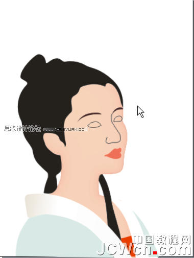 用CorelDRAW鼠绘古代人物美女实例教程