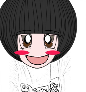 photoshop把人物照片制作成可爱的漫画实例教程