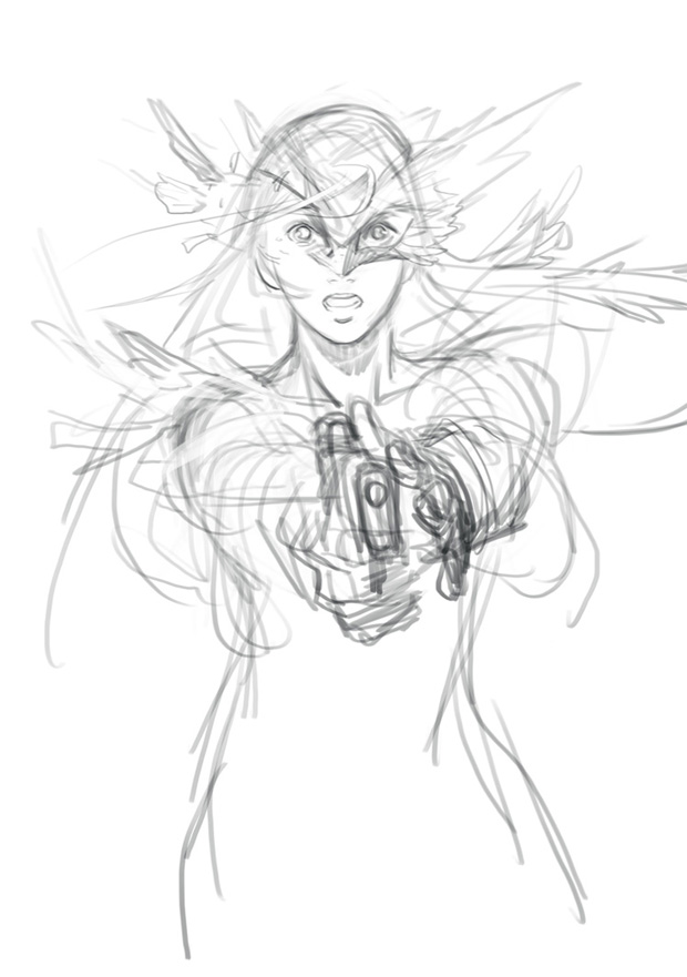 用Photoshop鼠绘一个游戏中的美女实例教程