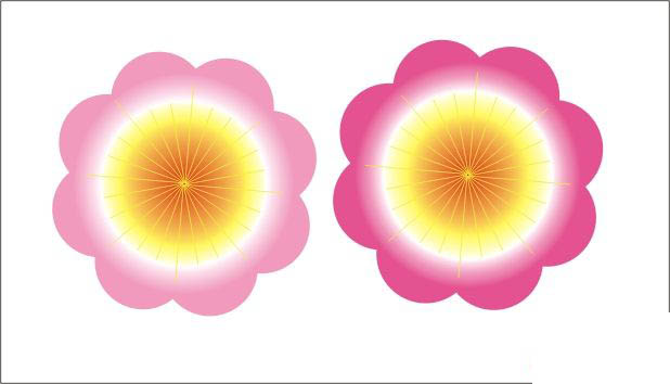 用CorelDRAW鼠绘一朵桃花实例教程