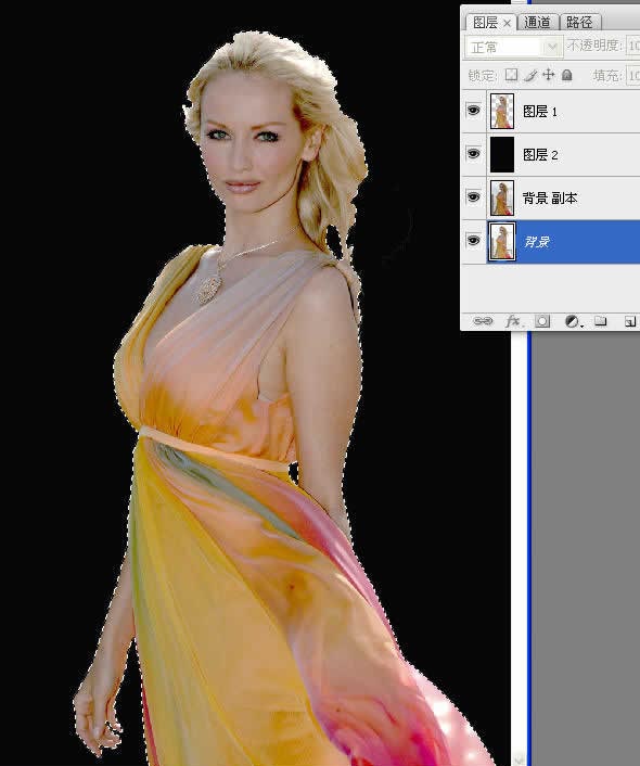 用Photoshop对含有头发丝的人物图片进行扣图实例教程