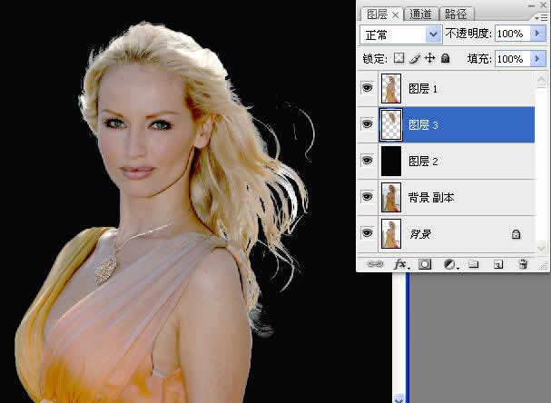 用Photoshop对含有头发丝的人物图片进行扣图实例教程