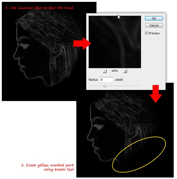 用PhotoShop制作头像烟雾化效果实例