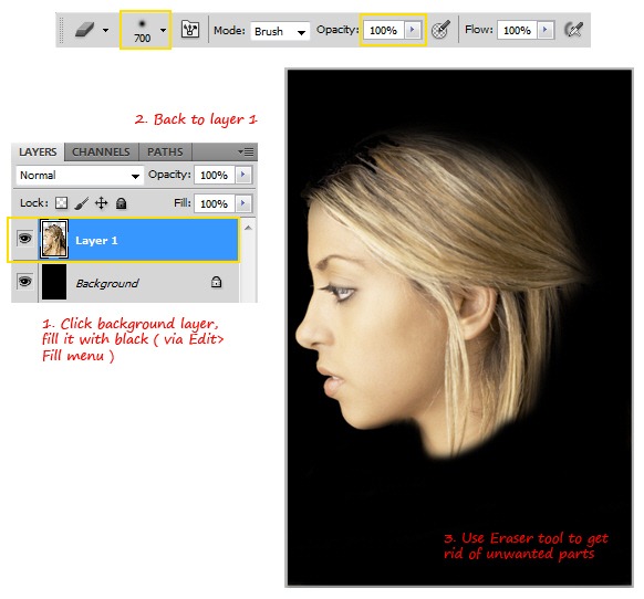 用PhotoShop制作头像烟雾化效果实例
