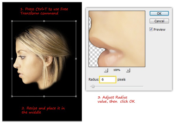 用PhotoShop制作头像烟雾化效果实例