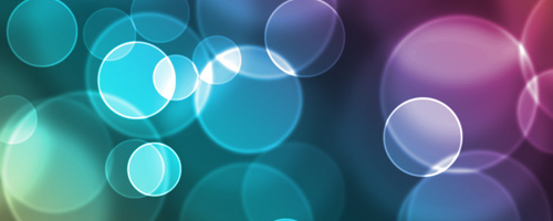 用Photoshop制作非常绚丽的光圈背景