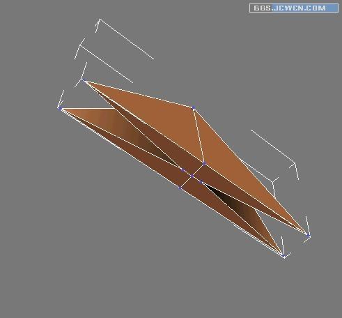 用3DS MAX制作多边形千纸鹤建模实例