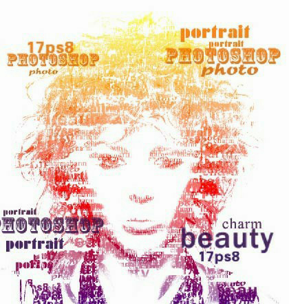 Photoshop教程详细教打造超酷的彩色文字人像