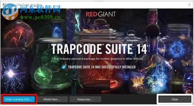 红巨星插件Red Giant Trapcode Suite 14.0安装破解教程