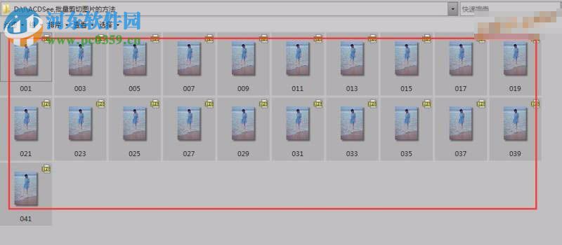 acdsee批量裁剪图片的方法