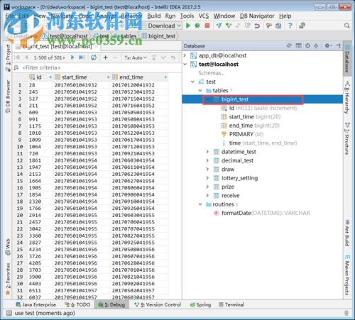 intellij idea数据库的配置和使用教程