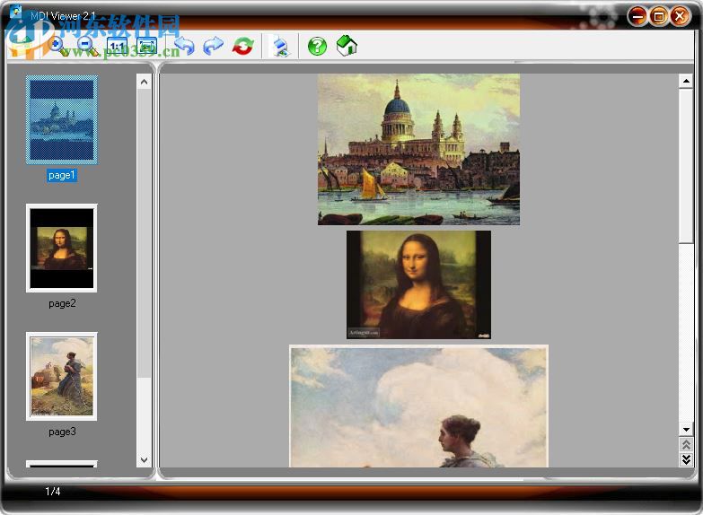 mdi viewer预览/打印mdi格式文件的方法