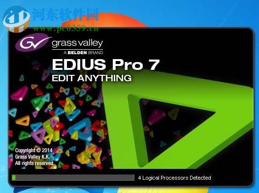 Edius新建4k工程的方法