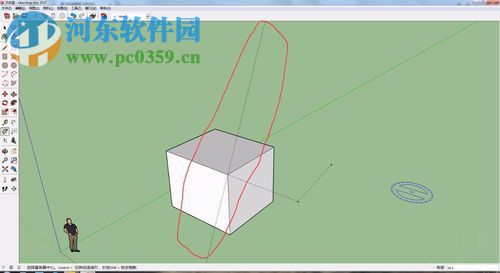 草图大师sketchup设置参考线的方法