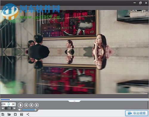 爱剪辑制作镜面效果的教程