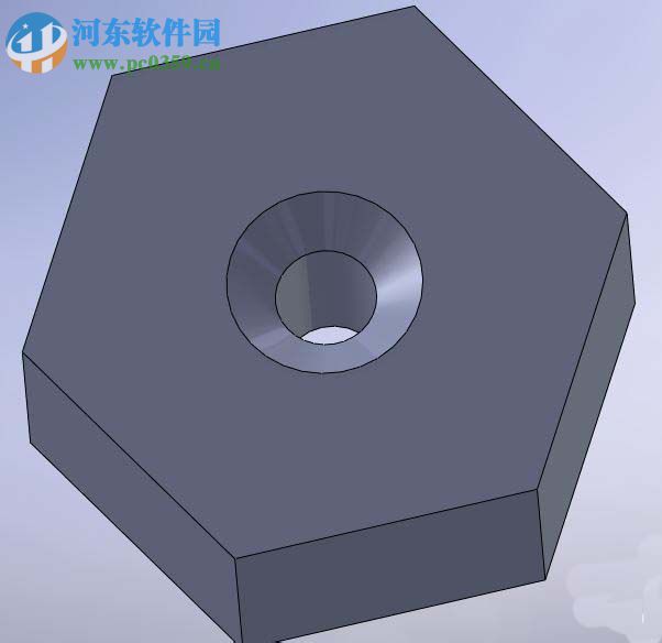 solidworks使用异形孔命令的教程