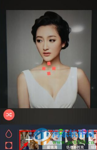 潮自拍设置城市背景的方法