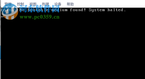 处理virtualbox提示no bootable medium found的方法