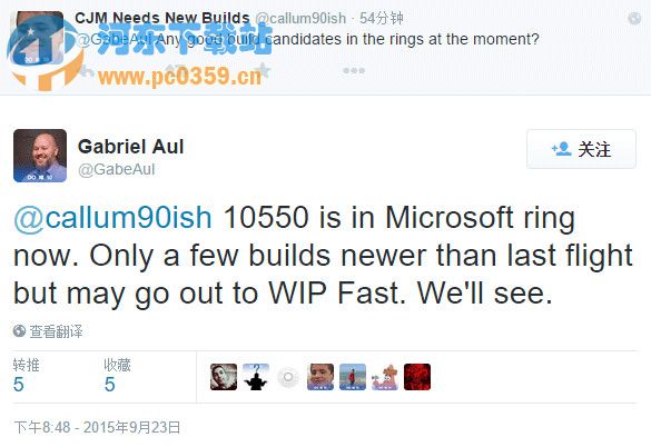 win10 10550预览版无法接收推送的解决方法