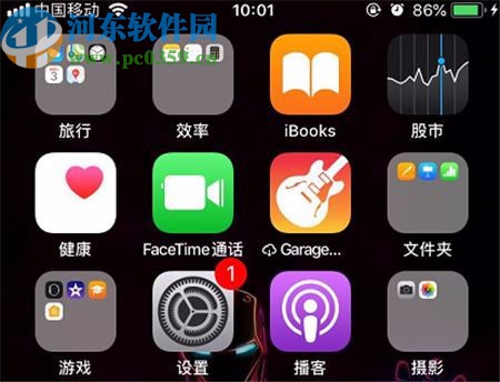 iPhone XS改变应用图标大小的方法