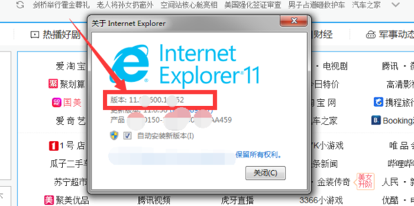如何查看自己电脑的IE浏览器是什么版本的?查看自己电脑的IE浏览器版本的方法介绍