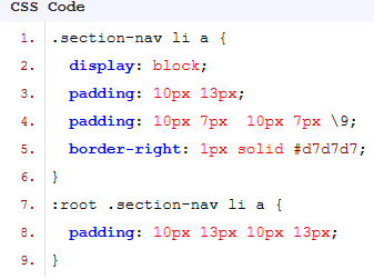 仅针对IE8有效的CSS Hack猎奇写法有哪些?对IE8有效的CSS Hack猎奇写法分享