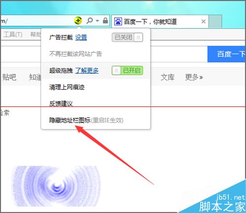 IE浏览器地址栏中如何取消和添加360图标?解决方法分享