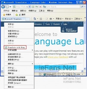 在IE浏览器中怎么实现网页自动翻译？自动翻译的方法介绍