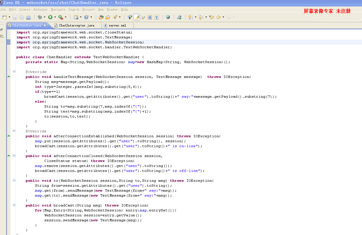 java中实现兼容ie6 7 8 9的spring4+websocket
