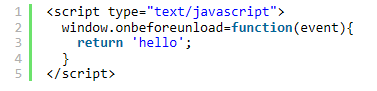 js窗口关闭提示信息(兼容IE和firefox)